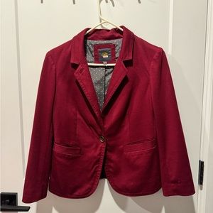 Oxblood Blazer